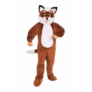 Unisex Adult Fox Mascot Costume - STANDARD