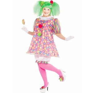 Adult Plus Size Tickles The Clown Costume - PLUS