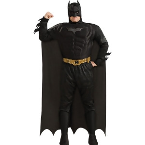 Dlx Dark Knight Muscle Chest Batman Plus Adult Costume - All