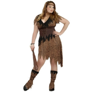 Women's Cave Beauty Plus Size Costume - All