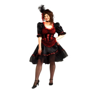 Saloon Girl Plus Size Costume - All