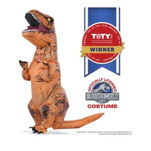 Jurassic World Deluxe Inflatable T-Rex Costume for Kids - All