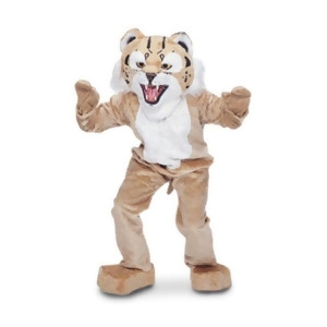 Adult Bobcat Mascot Costume - ONE SIZE
