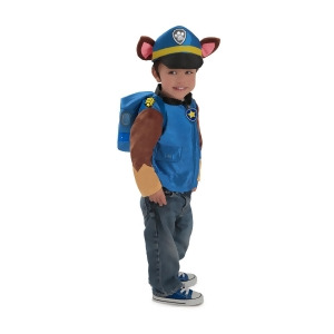 Paw Patrol Deluxe Chase Costume for Toddler - X-SMALL