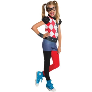 Dc SuperHero Harley Quinn Costume for Kids - 12-14