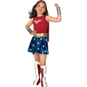 Girl's Deluxe Wonder Woman Costume - X-Large
