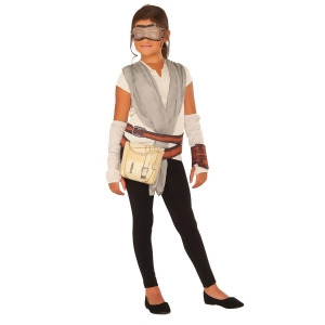 Star Wars Episode Vii The Force Awakens Rey Dress Up Set Costume for Kids - SMALL
