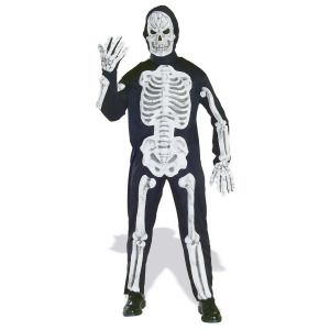 Men's Eva Skeleton Jumpsuit Costume - STANDARD