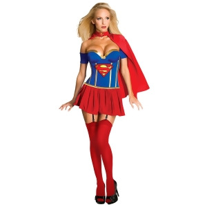 Adult Sexy Supergirl Costume - X-SMALL