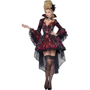 Adult Victorian Vamp Sexy Costume - SMALL