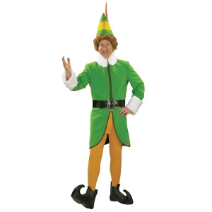 Men's Deluxe Buddy the Elf Costume - MEDIUM