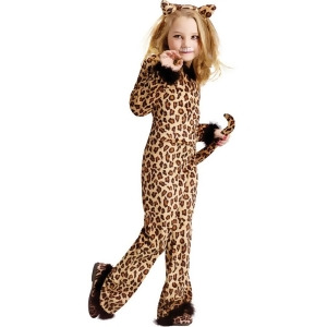 Pretty Leopard Girl's Costume - SMALL