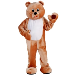 Mens Deluxe Honey Bear Mascot Costume - STANDARD
