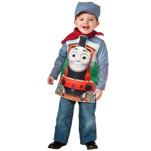 Thomas the Tank Deluxe James Train Engineer Costume for Kids - TODDLER