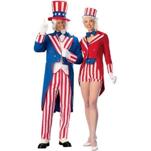 Men's Deluxe Uncle Sam Costume - LARGE