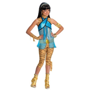 Cleo DeNile Monster High Costume for Girls - MEDIUM
