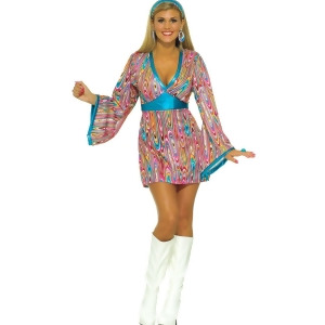 Adult Wild Swirl Dress Costume - X-SMALL