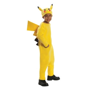 Deluxe Pikachu Pokemon Costume for Kids - LARGE