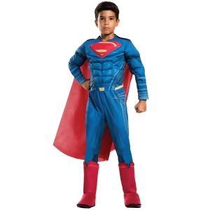 Batman V Superman Dawn Of Justice Superman Deluxe Costume for Kids - SMALL