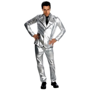 Zoolander Derek Silver Costume for Adults - STANDARD