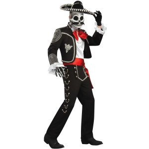 Men's El Senor Dia de los Muertos Grand Heritage Costume - X-LARGE