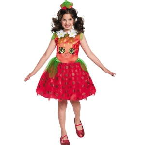 Shopkins Strawberry Kiss Girls Costume - MEDIUM
