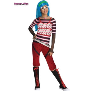 Monster High Ghoulia Yelps Costume Girls - LARGE
