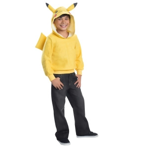 Pokemon Kids Pikachu Character Hoodie - MEDIUM