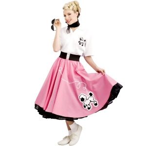 Adult Grand Heritage Black 50's Poodle Skirt - SMALL