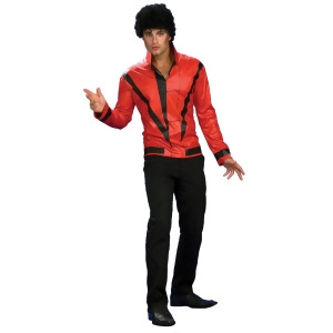 Men's Red Thriller Jacket Michael Jackson Costume - LARGE