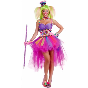 Sexy Tutu Lulu the Clown Costume for Women - ONE SIZE