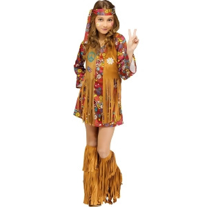 Peace Love Hippie Costume for Kids - LARGE