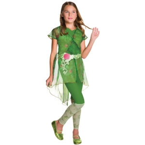 Dc SuperHero Poison Ivy Deluxe Costume for Kids - MD