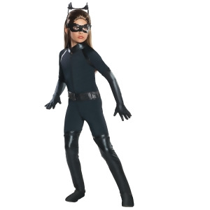 Deluxe Catwoman Costume Girls - SMALL