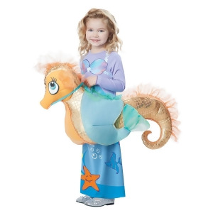 Seaquestrian Mermaid Costume for Toddler - One Size
