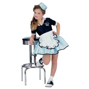 Girl's 1950s Car Hop Costume - SMALL