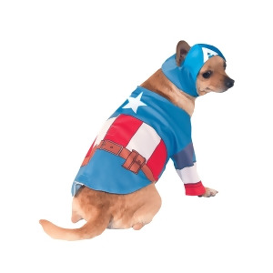 Captain America Costume for Pets - LARGE