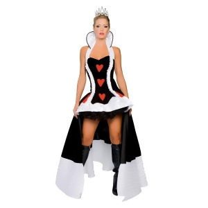 Enchanting Queen of Hearts Women's Deluxe Costume - XLarge