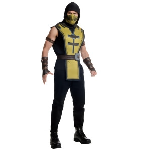 Adult Mortal Kombat Scorpion Costume - X-LARGE
