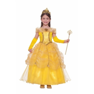 Golden Princess Girl's Costume - SMALL