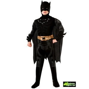 Light-up Batman Costume for Boys - MEDIUM