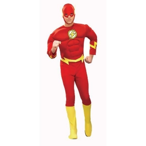 Men's The Flash Muscle Chest Costume - MEDIUM