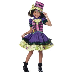 Deluxe Mad Hatteress Costume for Kids - MEDIUM