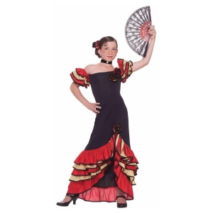 Flamenco Girl Costume - LARGE