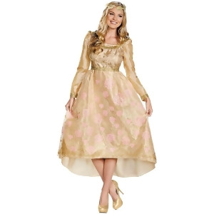 Aurora Coronation Gown Deluxe Costume for Adults - LARGE
