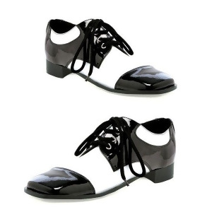 Men's White and Black Oxford Shoes - MEDIUM