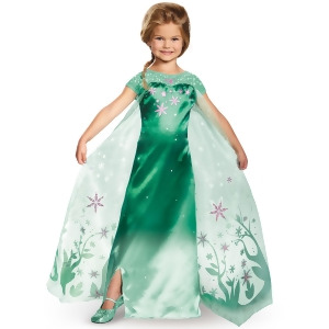 Elsa Frozen Fever Deluxe Costume for Kids - LARGE