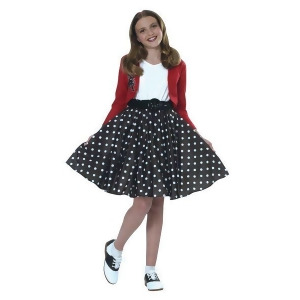 Girl's 1950s Rockin' Polka Dot Costume - MEDIUM