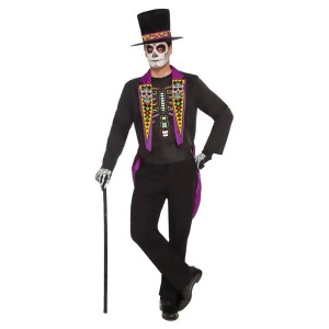 Adult Day of the Dead Formal Costume - STANDARD