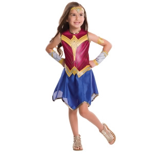 Batman V Superman Dawn Of Justice Wonder Woman Costume for Kids - MEDIUM